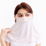US Stock Sun Protection Face Cover Breathable Mask UPF 50+ Gradient Design Neck Gaiters