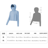 US Stock Women's Classic Sun Protection Hoodie UPF 50+ Cooling Jacket Outdoor Tops