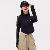 Women's High Waist Coat Sun Protection Long Sleeve Outfits Tops UPF 50+