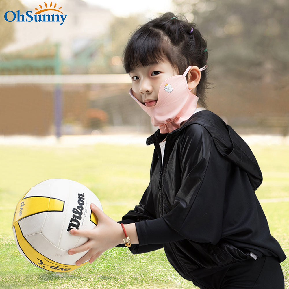 Kid's Outdoor Face Cover Sun Protective Mask UPF 50+