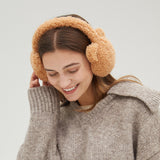 Ear Muffs Faux Fleece Warm Earmuffs Plush Warmers Ear Covers Foldable Headband