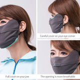 US Stock Breathable Eye protection Sunscreen Mask UPF50+