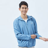 US Stock Men's Standard Hoodie Ultra Light Long Sleeve Sun Protective Coat UPF 50+