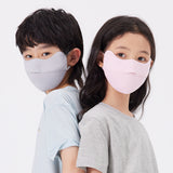Breathable Kid's Sunscreen Mask UPF 50+ Washable Reusable Anti-UV Face Covering