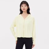 Women's Cropped Sun Protection Jackets UPF50+ Hoodie Tops Coats