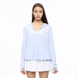 Women's Sun Protection Hoodie Jacket UPF50+ Long Sleeve Cloak Coats Tops