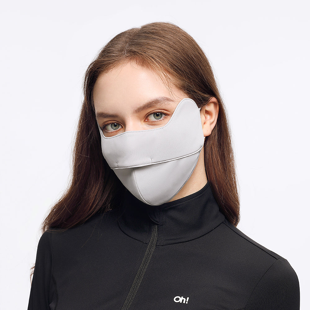 US Stock Sunscreen Face Mask UPF50+ Breathable Anti-UV Cover