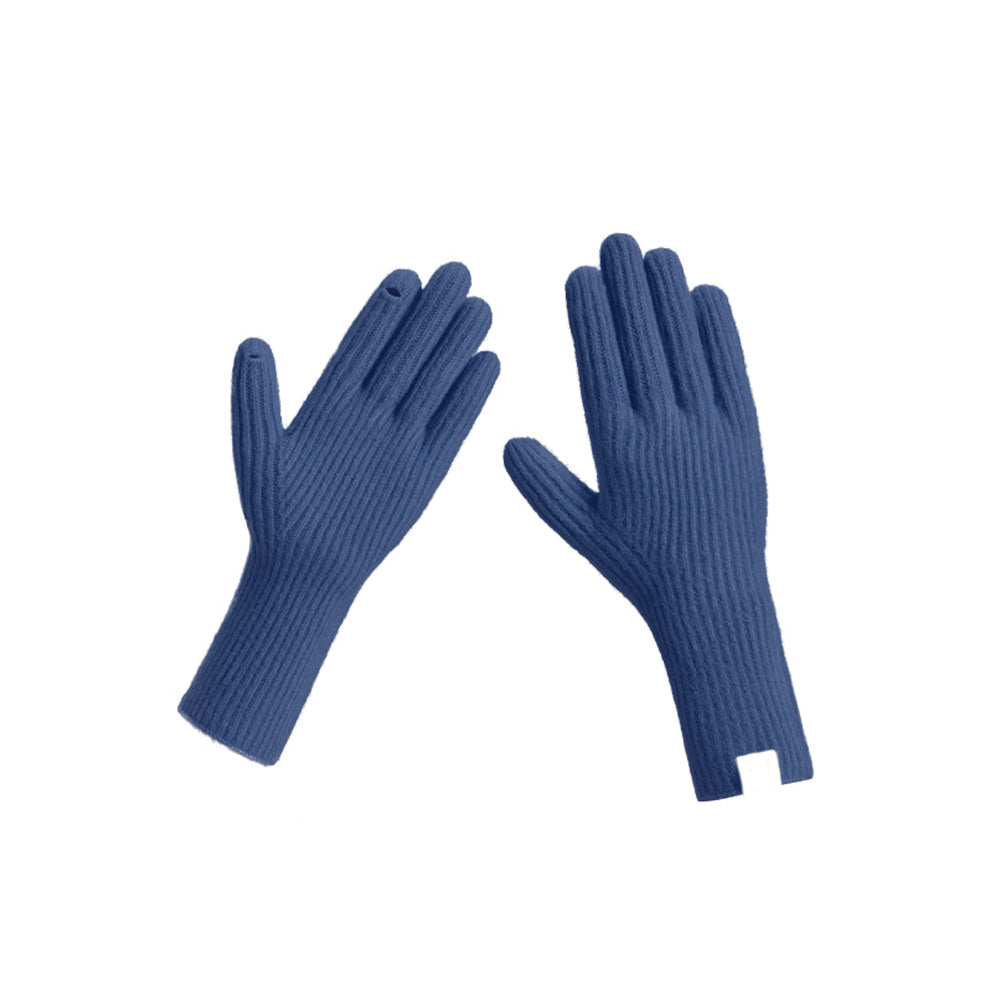 Winter Warm Touchscreen Gloves Fleece Knit Elastic Cuff Texting Thermal Gloves
