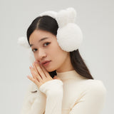 Ear Muffs Faux Fleece Warm Earmuffs Plush Warmers Ear Covers Foldable Headband