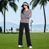 US Stock Women's Wide Leg Pants UPF50+ Oversize Street Loose Wears
