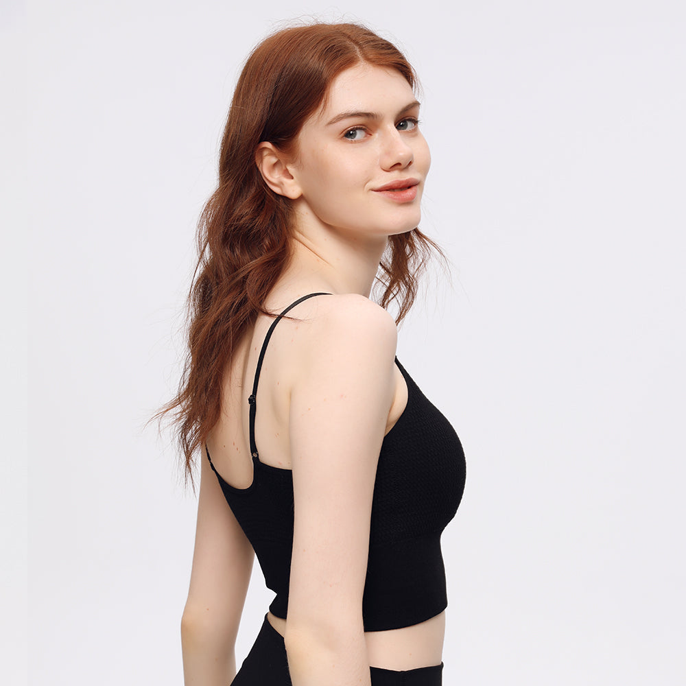 Women's Crop Top Seamless Underwear Tank Sports Camisole UPF 50+