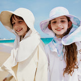 Kid’s Sun-Proof Bucket Hat with Neck Flap UPF 50+