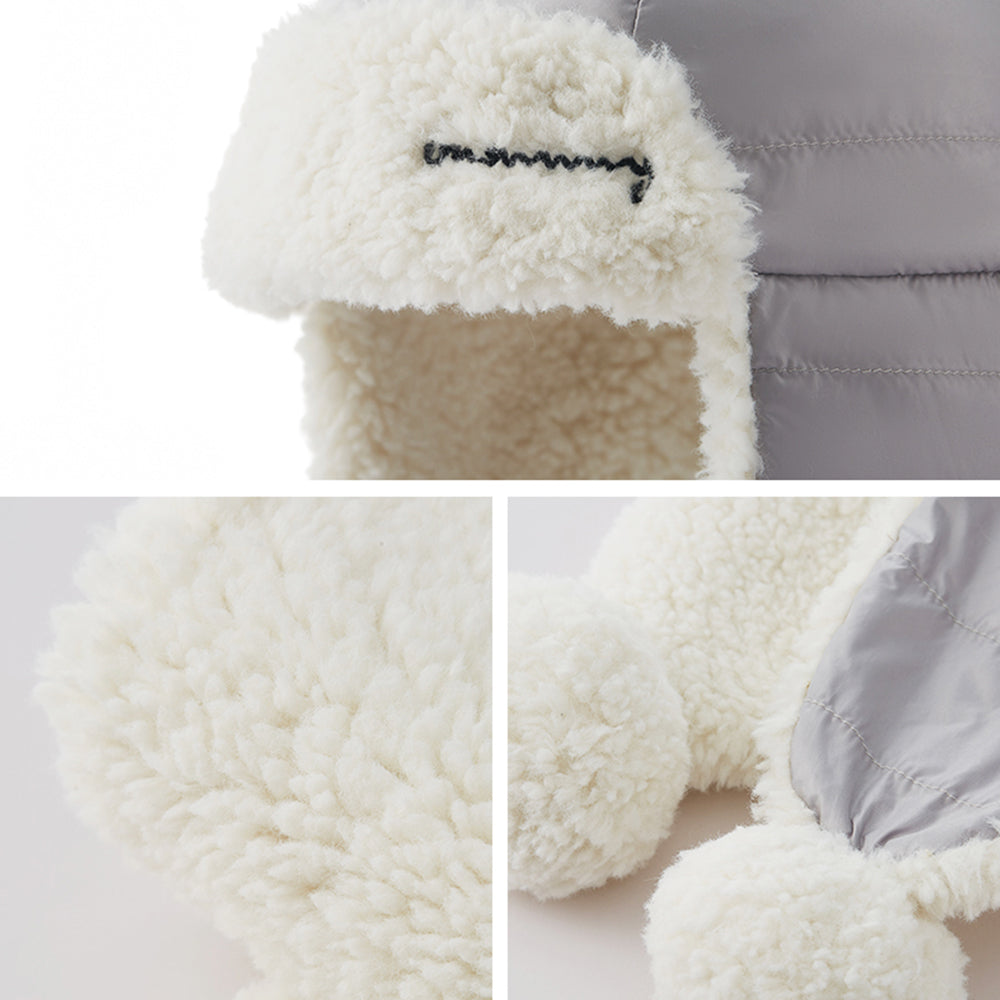 US Stock Plush Bomber Hats with Earflaps Full Hood Ushanka Russian Hat