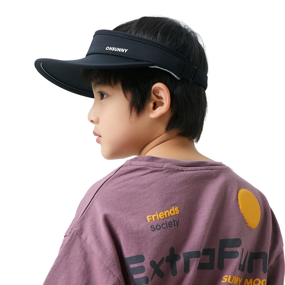 US Stock Kid’s Visor Hat UPF 50+ Wide Brim Sun Protection Caps