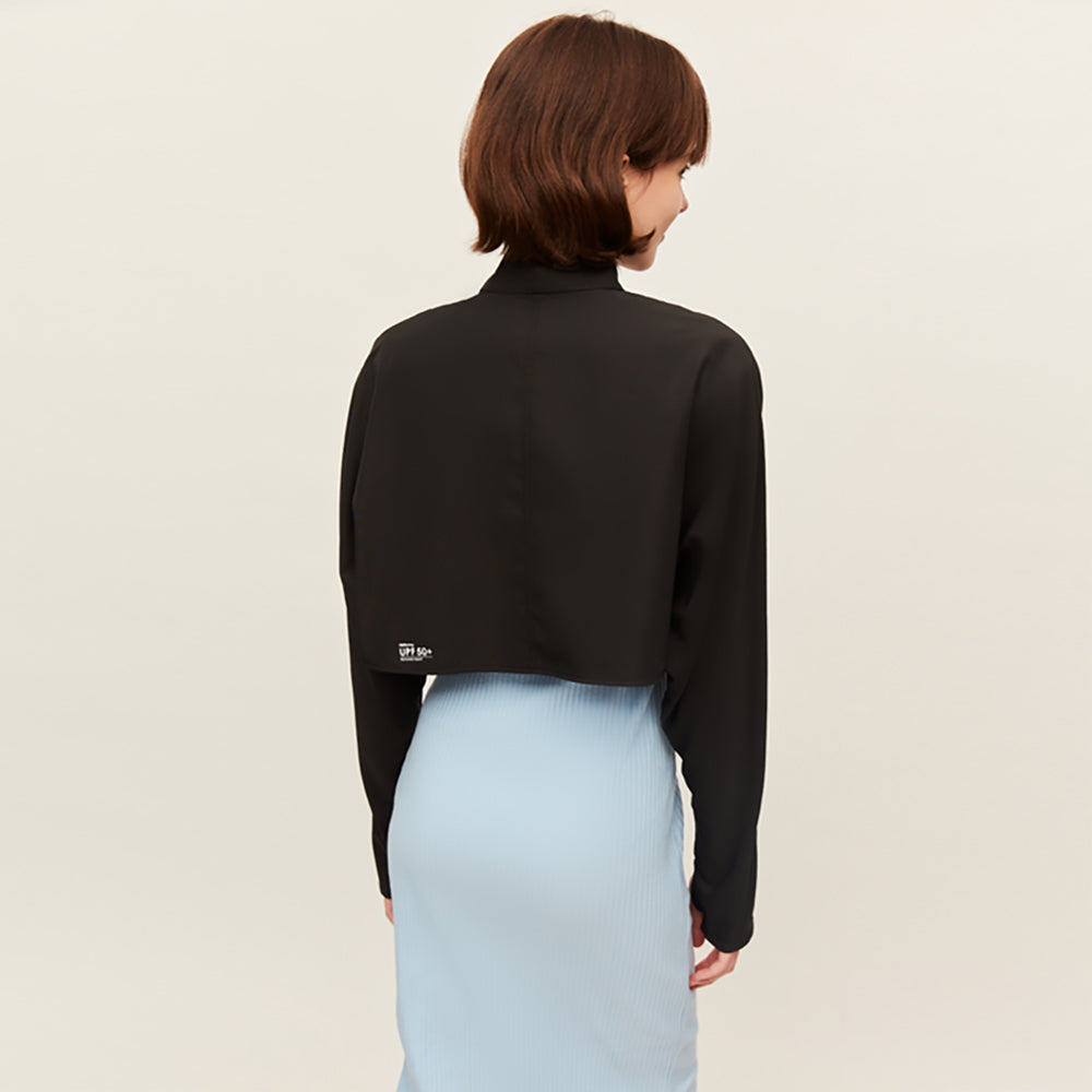 Women's Sun Protection Shawl UPF 50+ Arm Sleeves Covers with Finger Hole