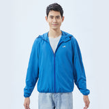 US Stock Men's Standard Hoodie Ultra Light Long Sleeve Sun Protective Coat UPF 50+