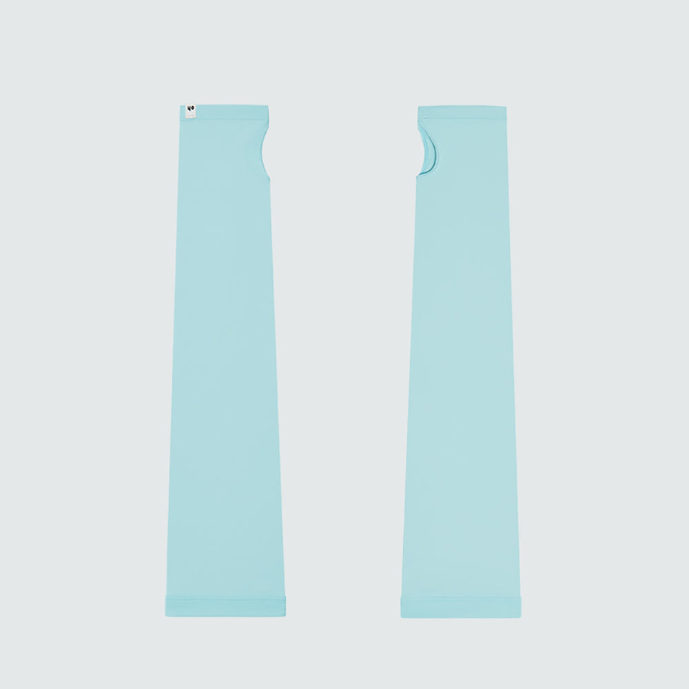 Unisex Sun Protection Arm Sleeves with Half Finger Mittens UPF 50+ Quick Dry Cooling Gloves