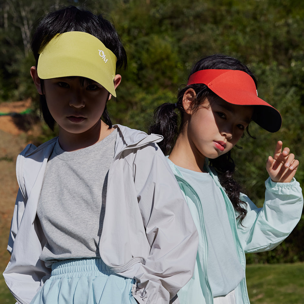 Kid's Visor Athletic Sun Hat for Boys Girls Adjustable Tennis Sport Visors