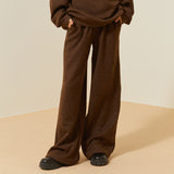 Women's Wide-Leg Pants with Pockets Loose Comfy Lounge Casual Sweatpants