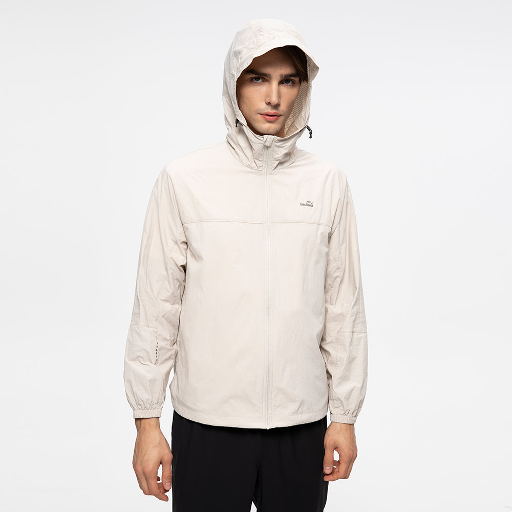 US Stock Sun Protection Hoodie Long Sleeve Unisex Outdoor Jacket UPF50+