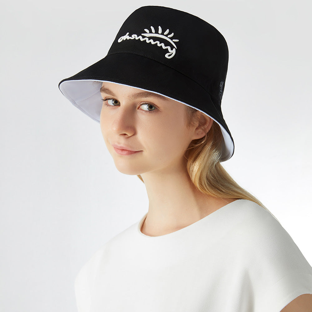 Women's Dual-Sided Bucket Hat UPF 50+ Packable Travel Sun Hat