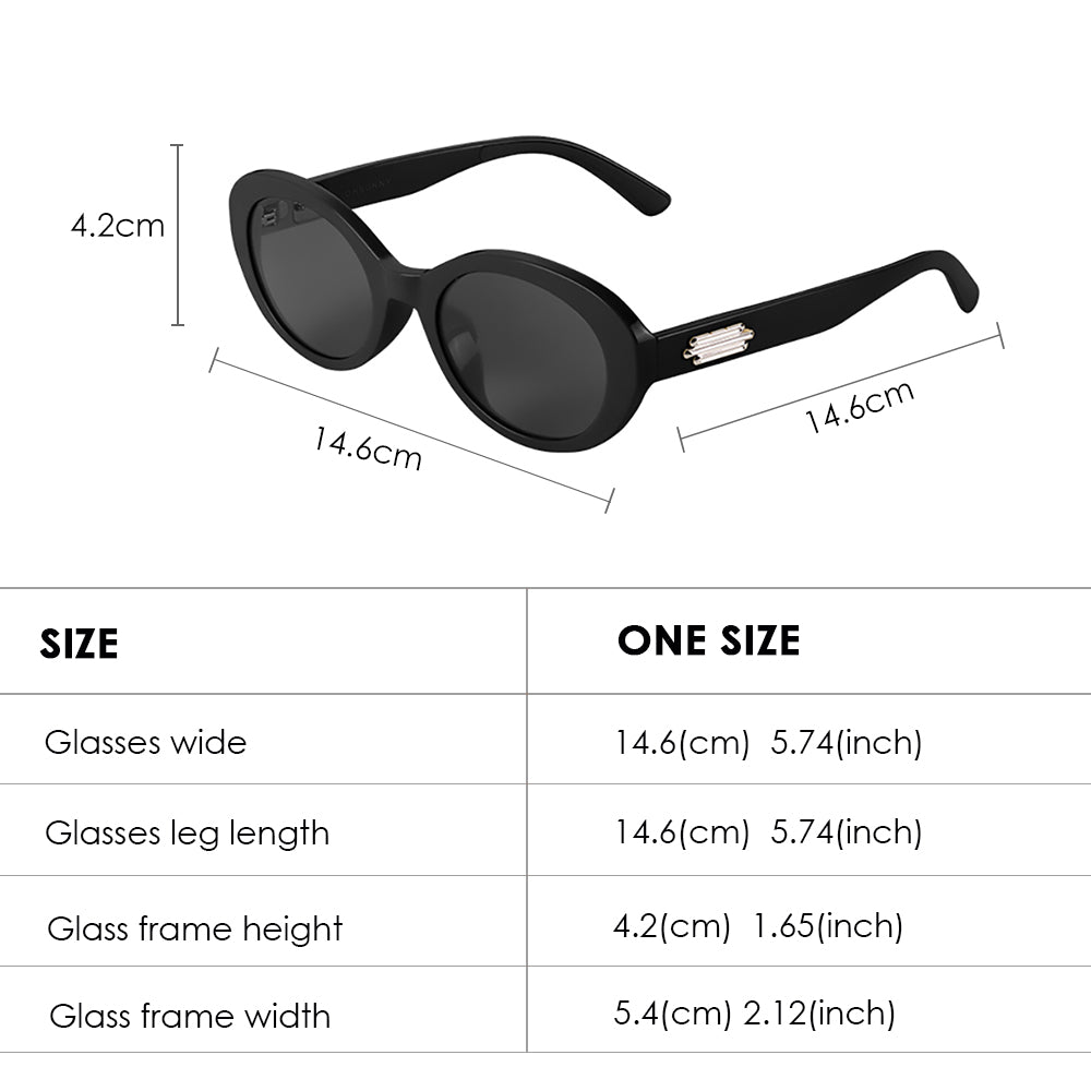 Polarized Sunglasses UV400 Sun Glasses with Detachable Pendant