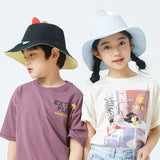 Kid's UV Protection Bucket Hat UPF 50+ Wide Brim Sun Caps for Boys Girls