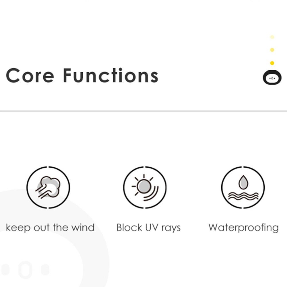 Kid's Raincoat Poncho Toddler Rain Jacket Waterproof Hoodie