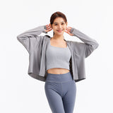 US Stock Women's Classic Sun Protection Hoodie UPF 50+ Cooling Jacket Outdoor Tops