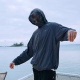 Unisex Sun Protection Hooded Jackets UPF50+ with Mosquito Mesh Face Cover