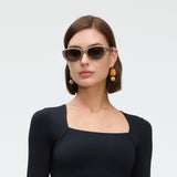 Retro Polarized Sunglasses UV400 Trendy Cat Eye Sun Glasses