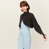 Women's Sun Protection Shawl UPF 50+ Arm Sleeves Covers with Finger Hole