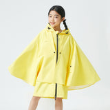 Kid's Raincoat Poncho Toddler Rain Jacket Waterproof Hoodie