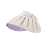 US Stock Large Brim Foldable Sun Visor for Women UPF50+ UV Protection Shell Caps