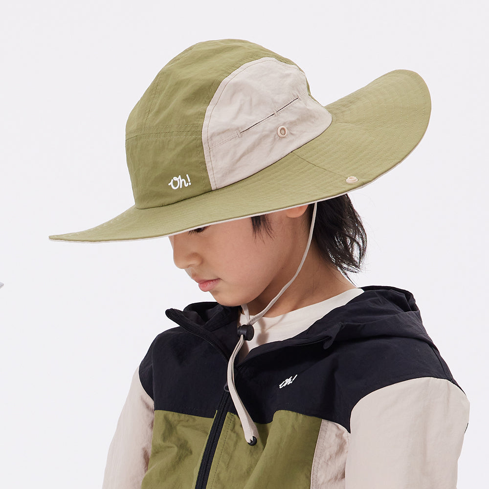 Kid's Wide Brim Fishing Hat UPF 50+ Sun Protection Caps