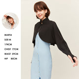 Women's Sun Protection Shawl UPF 50+ Arm Sleeves Covers with Finger Hole