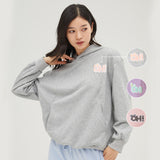 US Stock Women's Casual Hoodies Long Sleeve Pullover Tops Loose Sweatshirt with Pocket