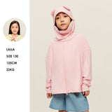 Kid's Sun Protection Hooded Jacket with Pockets UPF 50+ for 4-10 Years Boys Girls