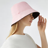 Women's Dual-Sided Bucket Hat UPF 50+ Packable Travel Sun Hat