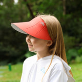 Kid's Sun Visor Hat Dual-Sided Sun Protection UPF50+ Adjustable Cap