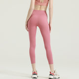US Stock High Waist Yoga Pants with Pockets Tummy Control Workout Leggings