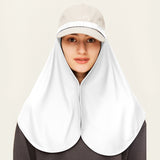 Unisex Hat Drape UPF 50+ Sun Protection Neck Flap Face Cover Adjustable Size