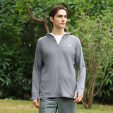 Men's Sun Protective Jacket UP50+ with Large Brim & Face Cover  Quick-Dry