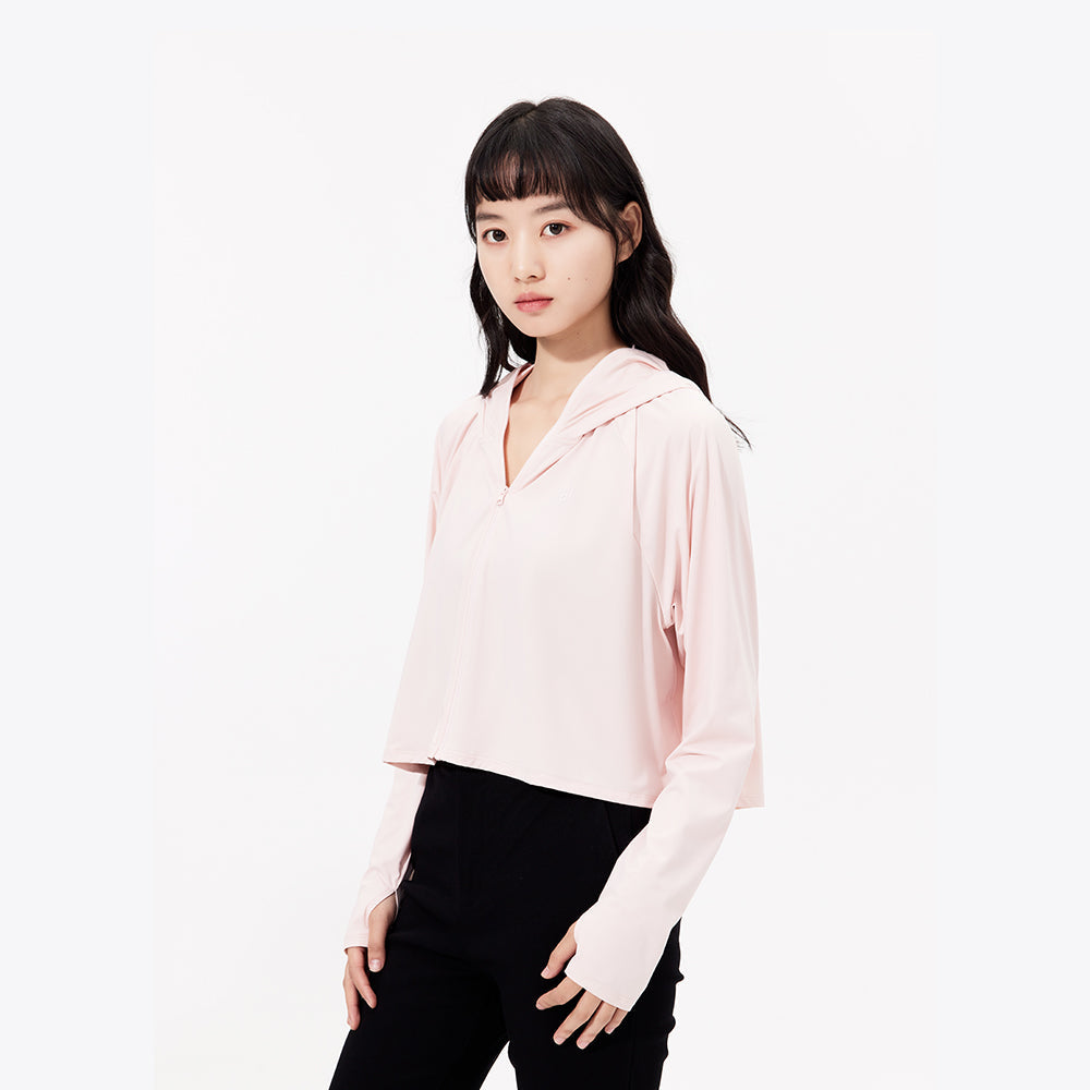 US Stock Women's Classic Sun Protection Hoodie UPF 50+ Cooling Jacket Outdoor Tops