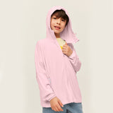 Kid's Sun Protection Jackets with Pockets UPF 50+ Hoodie for Aged 4-10 Boys Girls