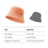 OHSUNNY Classic Wool Bucket Hats Warm Artist Fisherman Cap