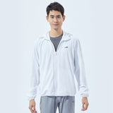 US Stock Men's Standard Hoodie Ultra Light Long Sleeve Sun Protective Coat UPF 50+