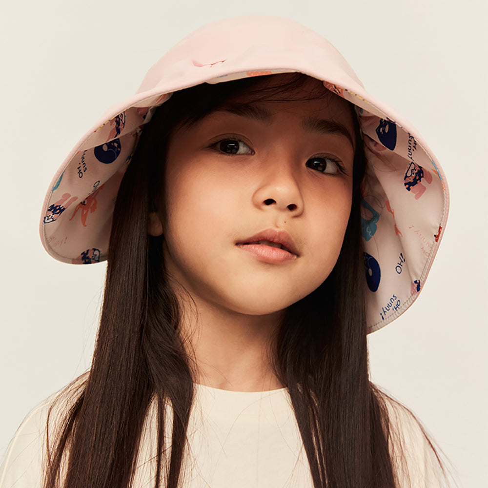 Kid's Reversible Sun Hat UPF 50+ UV Protection Empty Top Visor Caps
