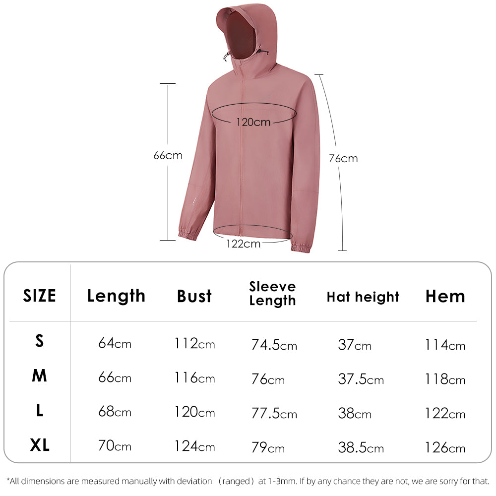 US Stock Sun Protection Hoodie Long Sleeve Unisex Outdoor Jacket UPF50+