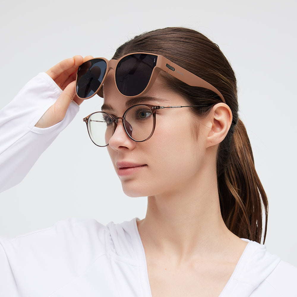 Polarized Sunglasses Unisex Fit Over Glasses UV400 Lightweight Sunglasses for Women Men